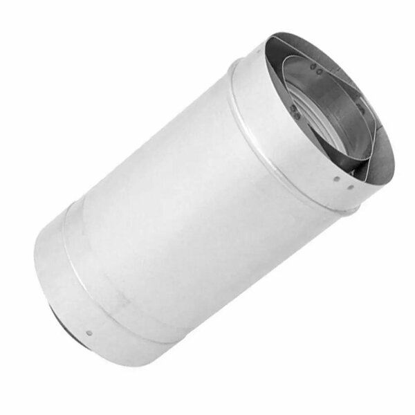 Rheem 12 in. Stainless Steel Concentric Straight Vent Grey RTG20151R